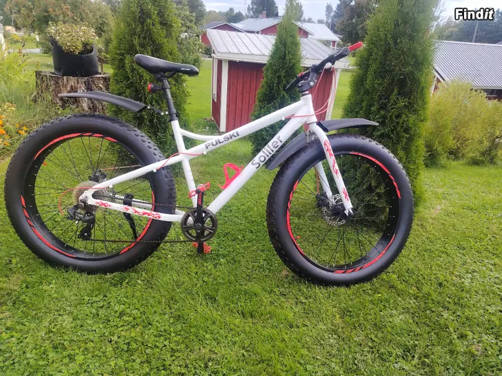 Myydään Solifer Pulski 8-vaihteinen Fatbike 26×4 levyjarruille