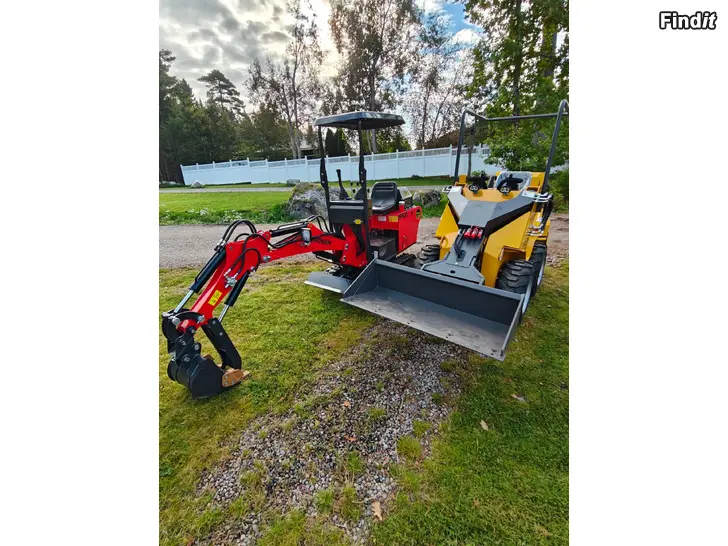 Uthyres Grävmaskin/hjullastare