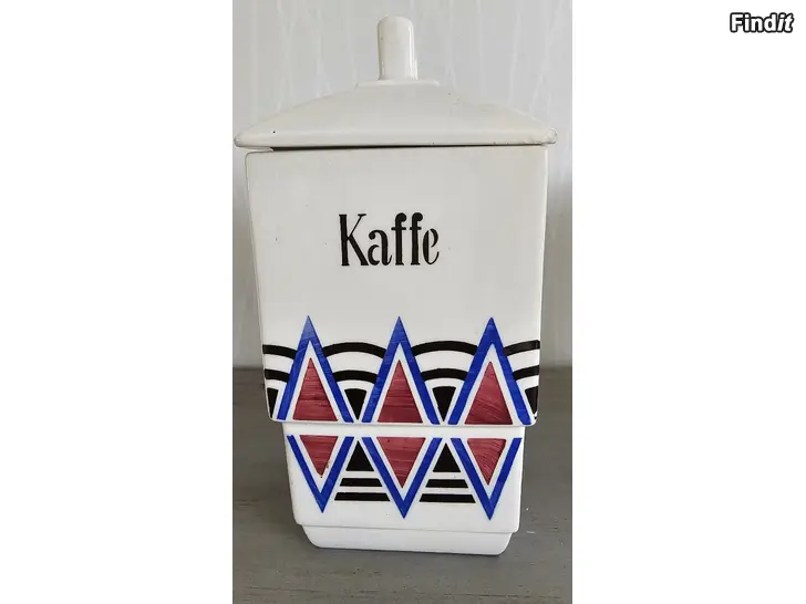 Säljes Snygg kaffeburk i porslin