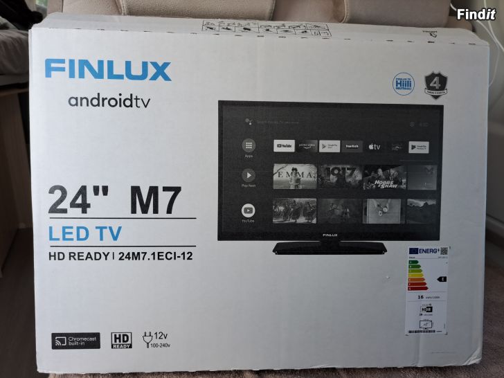 Säljes Finlux 24 tuuman M7 12/230V - UUSI