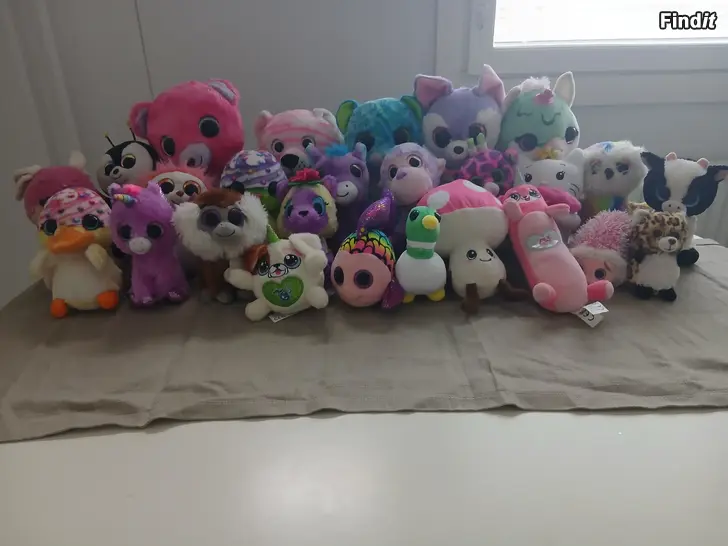 Myydään Pehmolelut 26kpl