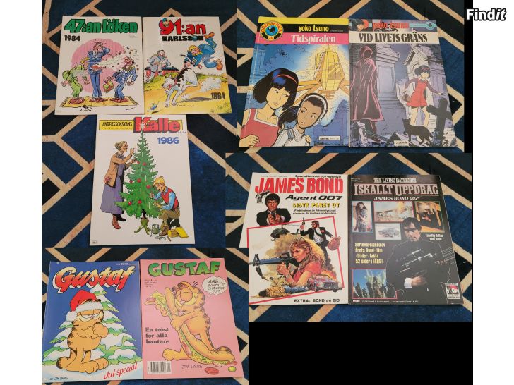 Myydään Seriealbum Asterix, Lucky Luke, Tintin mm