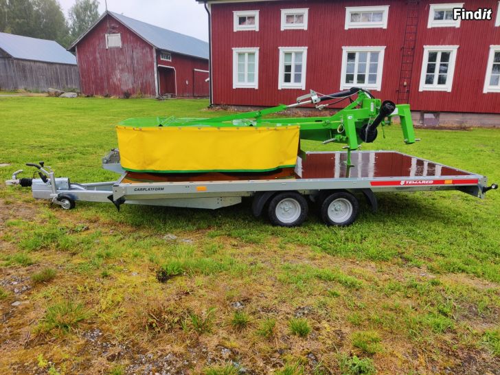Myydään Niittokone / Lieriöniittokone 185 + TEMARED traileri