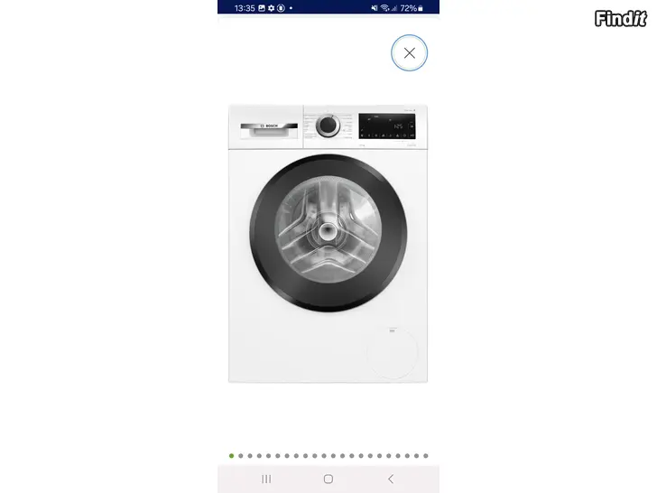 Säljes Bosch tvättmaskin 10kg ny