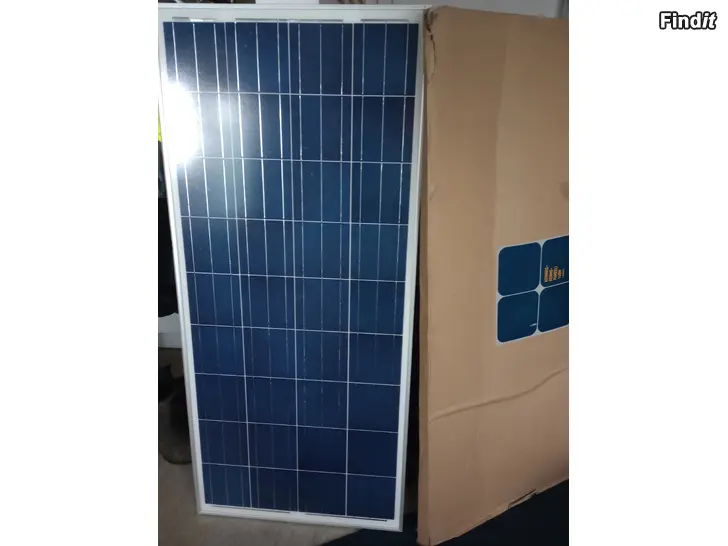 Myydään Aurinkopaneeli 2 x Solarland 140w + Solarland lataussäädin