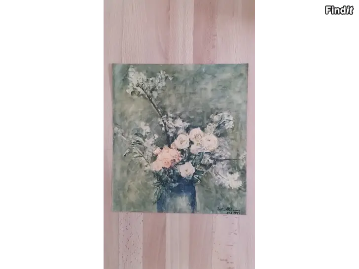 Säljes Omenankukkia - Ruusunkukkia Ester Helenius Kotilieden keskiaukeamakuva  -hinta 10e