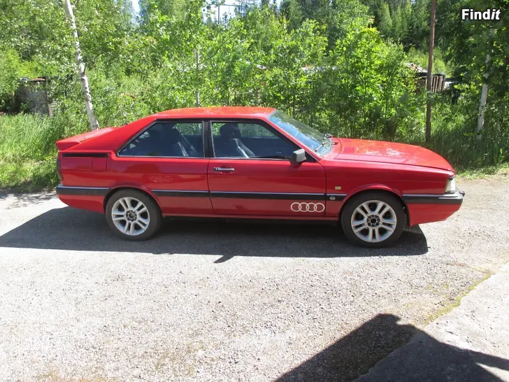 Säljes Audi Coupe GT museorekisterissä