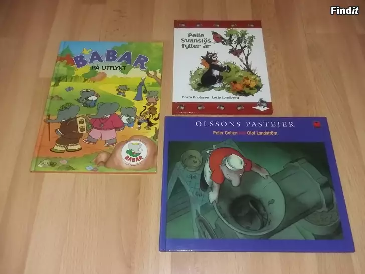 Säljes Barnböcker 3st pris 5...8e st