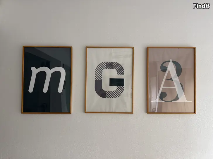 Säljes Ekram 50 × 70 cm, 3 st
