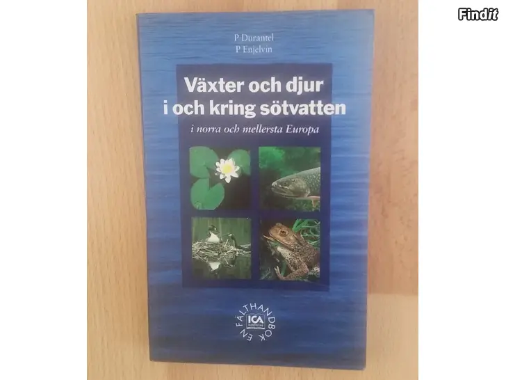 Myydään Växter och djur i och kring sötvatten bok -pris 4e