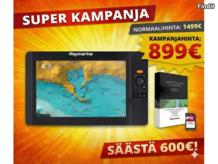 Säljes JANUARI-REA Raymarine Kartplotter 12