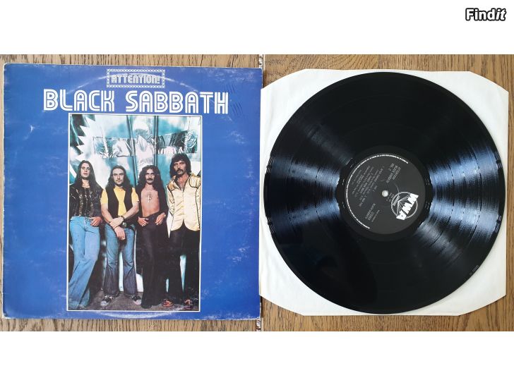Säljes Black Sabbath, Attention. Vinyl LP