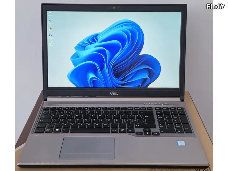 Myydään Fujitsu LifeBook E756 FHD15,6 inches i5-2.30GHz 8Gt 240Gt Win11PRO