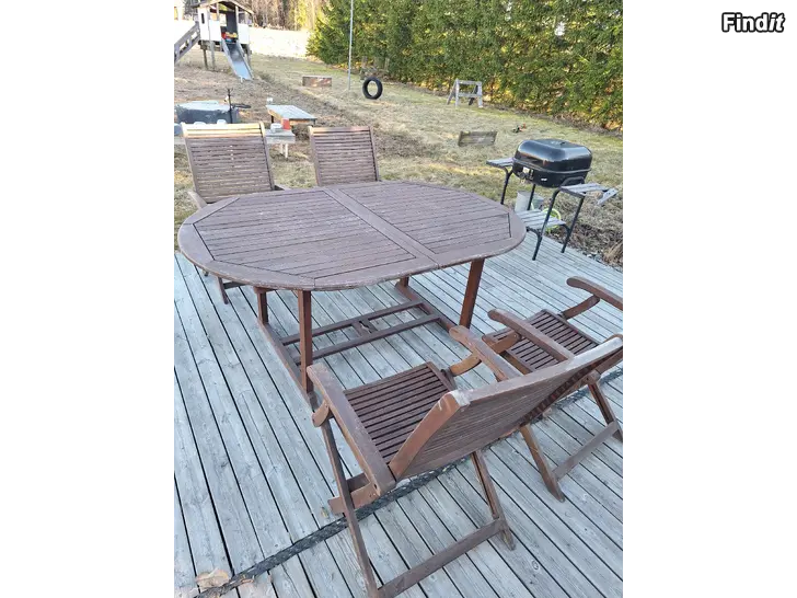 Myydään Iso puutarhakalusto