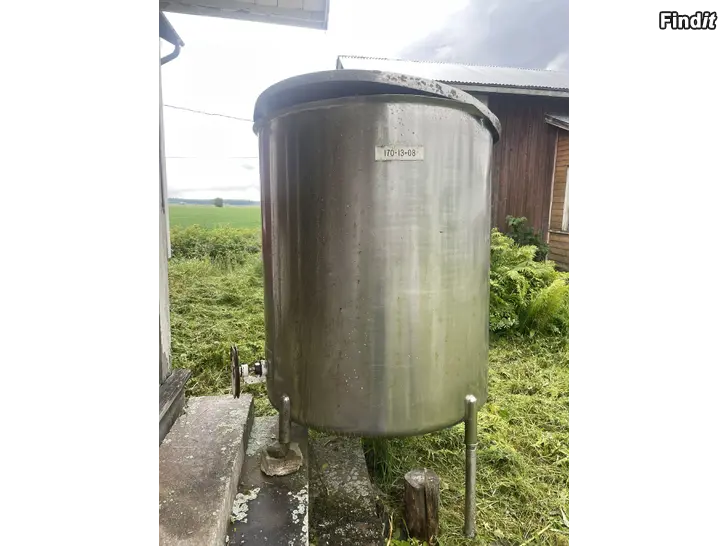 Säljes Rostfri ståltank