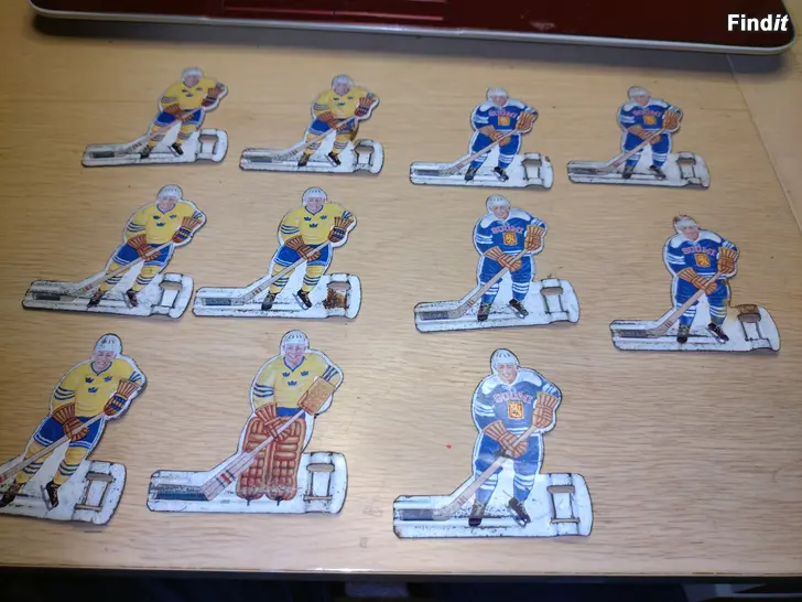 Säljes Hockeyspelare vintage Pargas Stiga