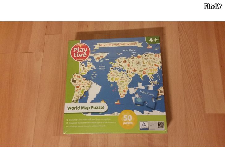 Säljes World Map Puzzle -8e