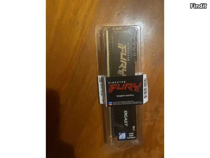 Säljes Kingston FURY Beast DDR4 3200 MHz CL16 8 Gt -ram. Minne