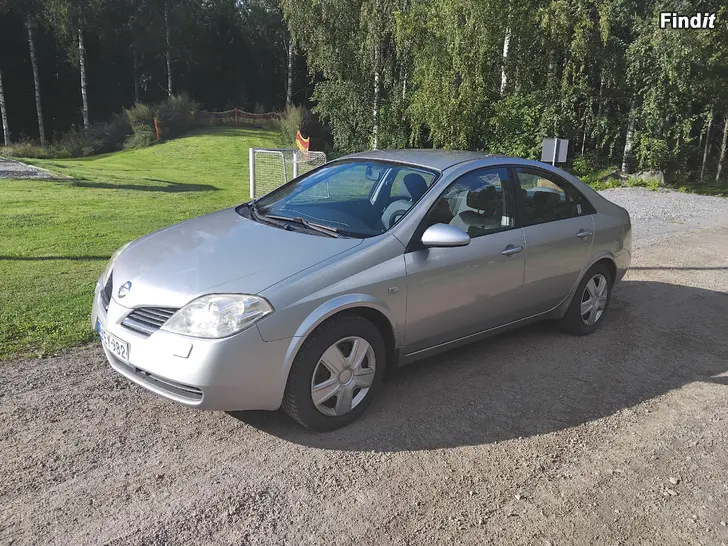 Myydään Nissan Primera 1.6 bensa manuaali vm 2003