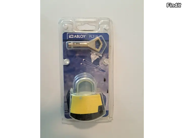 Myydään Abloy PL318 -riippulukko, myyntipakkauksessaan