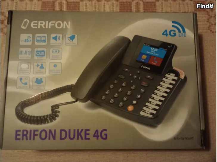 Säljes Erifon 4G Duke bordstelefon ny