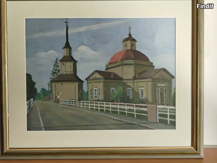 Myydään Lapua kirkko taulu 1944 vuodelta