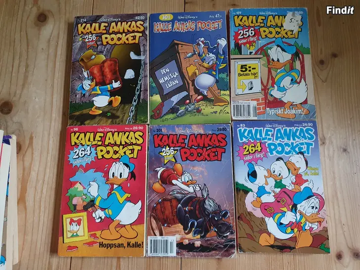 Säljes Kalle Ankas pocket