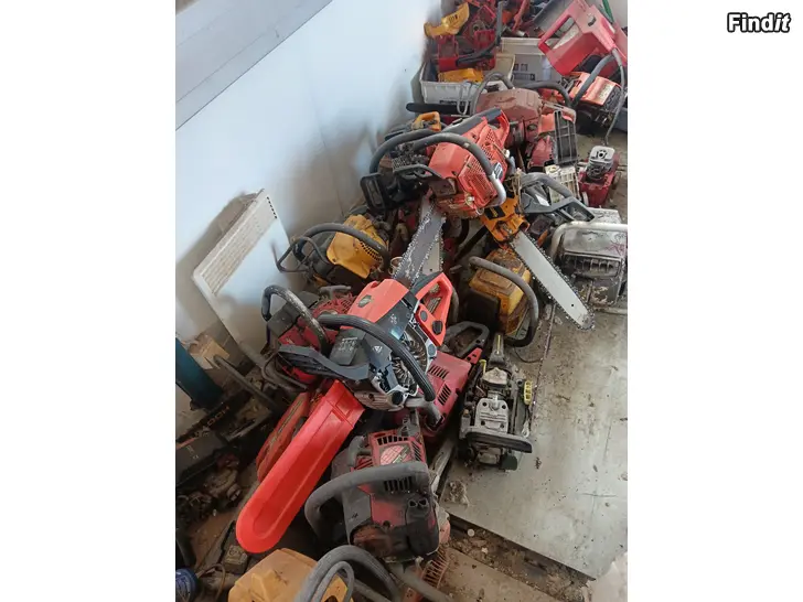 Säljes Parti gamla motorsågar
