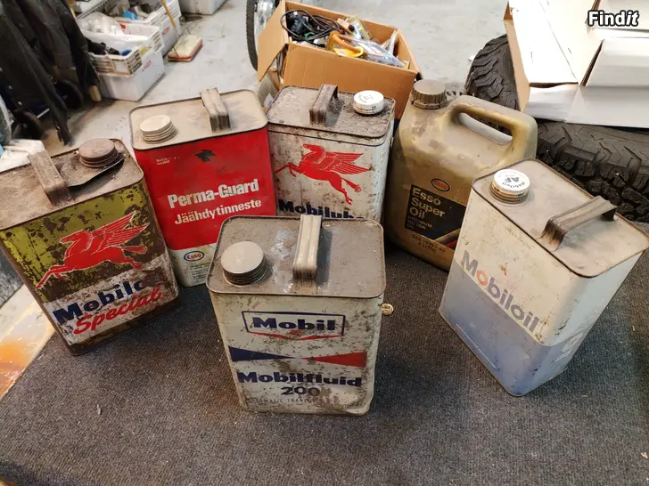 Myydään Öljykannut