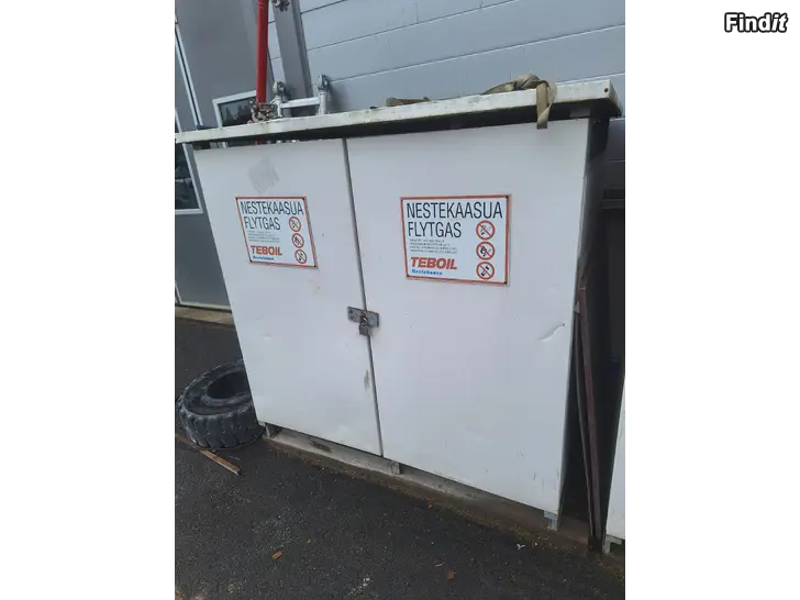Säljes Gasflaskor och gasskåp