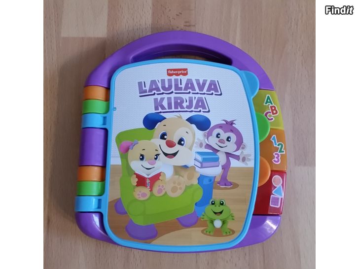 Myydään Fisher Price laulava kirja  -12e