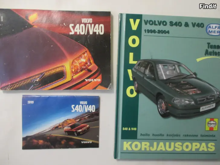 Myydään VOLVO, Korjausopas ja Käyttöohjekirja