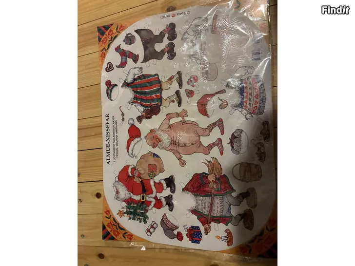 Säljes Klippdocka med jultema