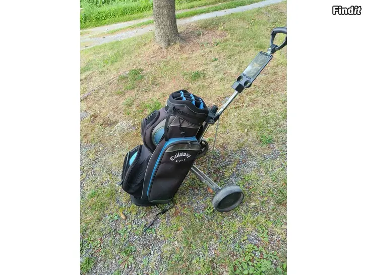 Säljes Callaway Golfbag + Kärra