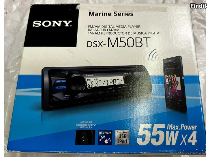 Säljes Sony Båt / Marine stereo DSX M50BT