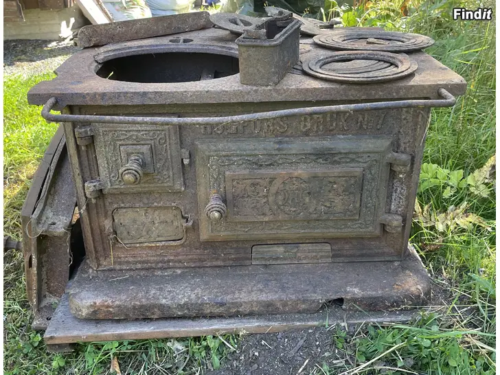 Myydään Högfors nr 7 spis, 2 ugnsluckor Högfors nr 2