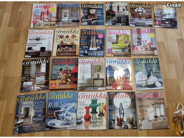 Myydään 21 Antiikki design vintage retro keräily lehti