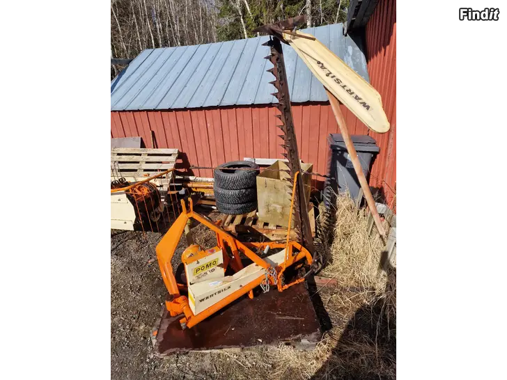 Myydään Wärtsilä pomo slåttermaskin