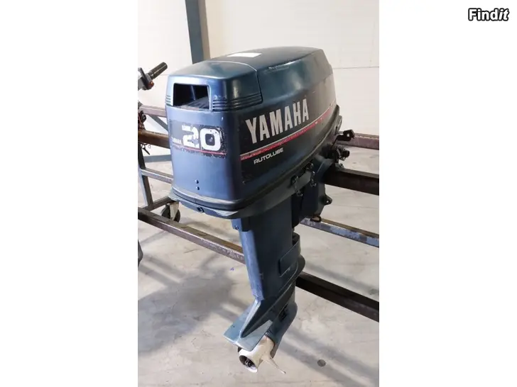 Köpes Yamaha 20 autolube reservdelsmotor/lagerbock