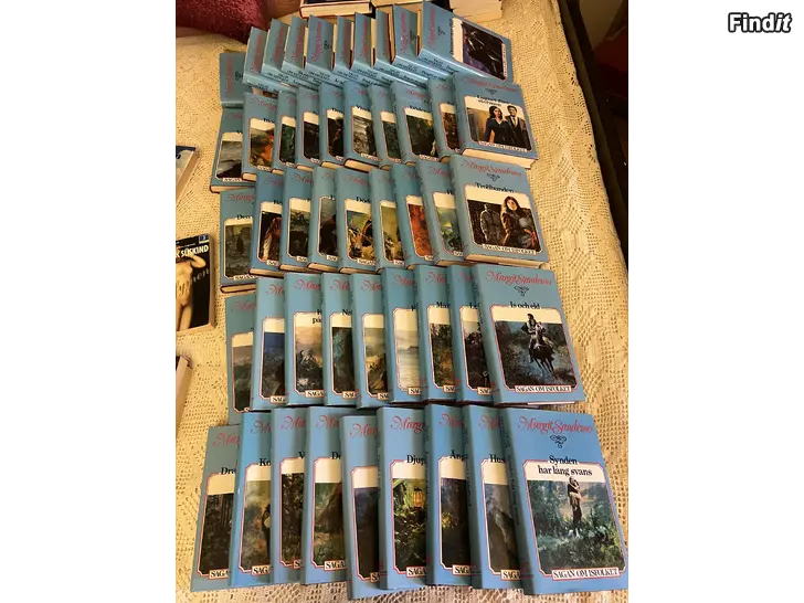 Bortges Sagan om Isfolket av Margit Sandemo   47 inbundna böcker