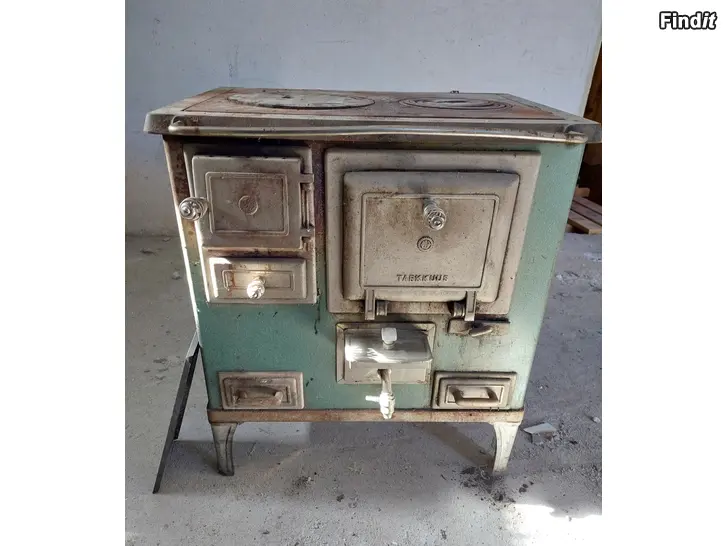 Myydään Vintage Puuhella EJ Leino från 1950-tal säljes
