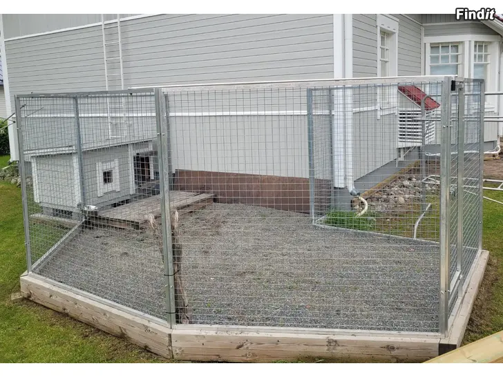 Säljes Hundhage + koja