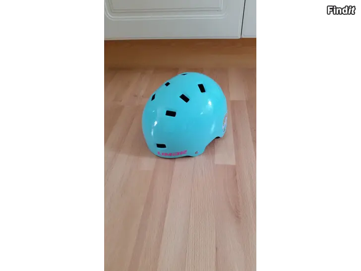 Myydään Limar kypärä 306 turkoosi koko 47-54cm 10e