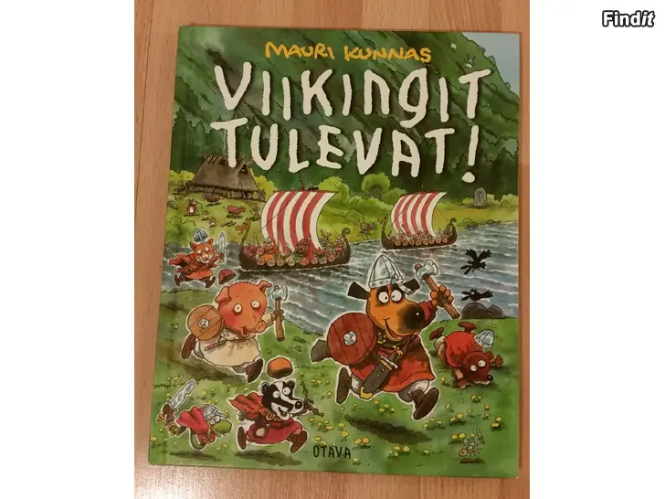 Myydään Mauri Kunnas Viikingit tulevat Otava  -8e