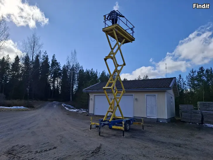 Vuokrataan Vedettävä saksinostin / Skyman 70 släpvagnslift