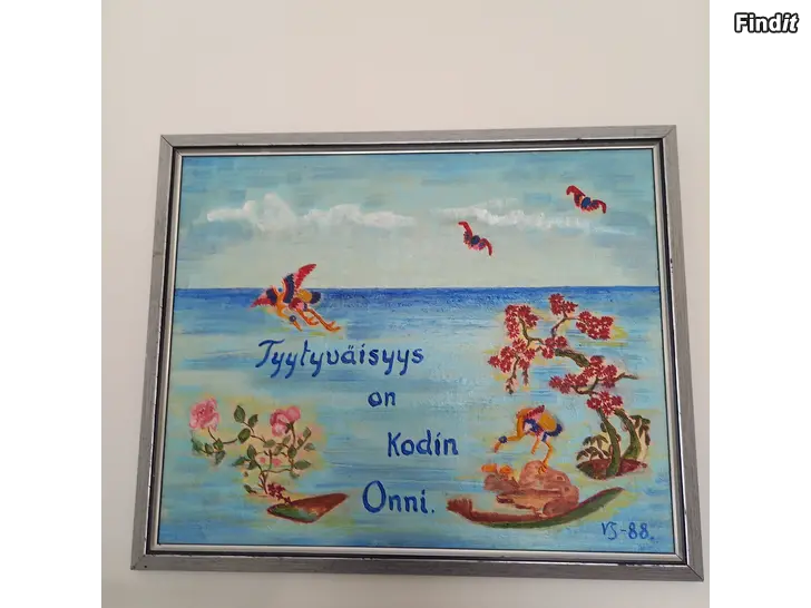 Myydään Taulu / Öljyvärimaalaus, 44 x 36 cm