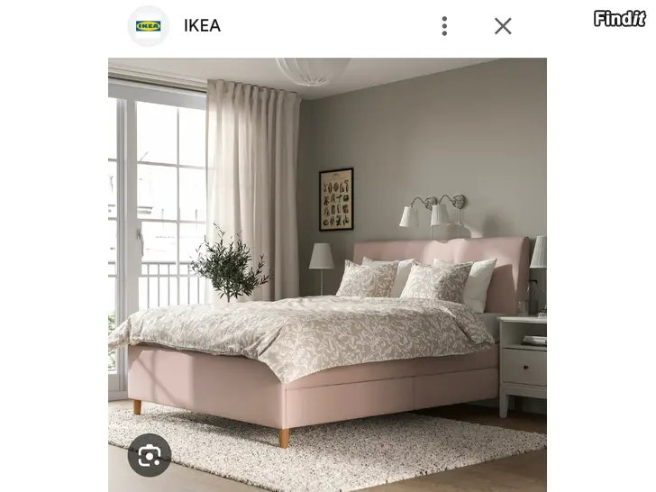 Myydään Ikea Idanäs säng