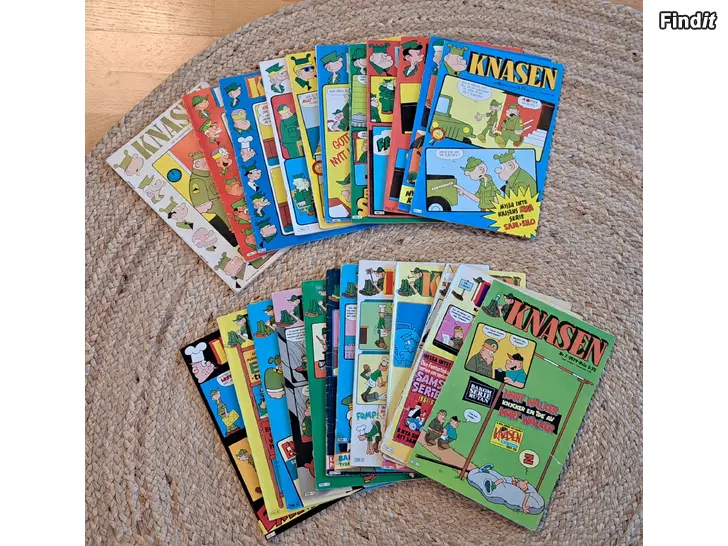 Säljes Serietidningen KNASEN. 115 ex till knasigt pris