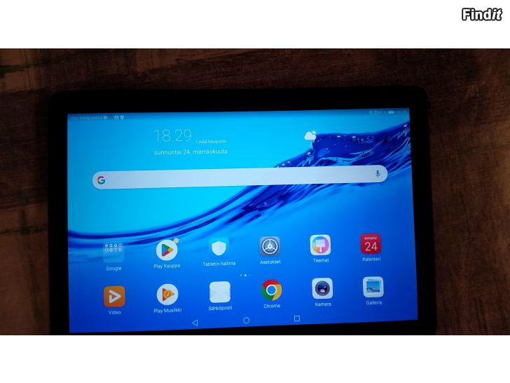 Säljes Huawei MediaPad T5 -kotelo ja laturi mukana 65e