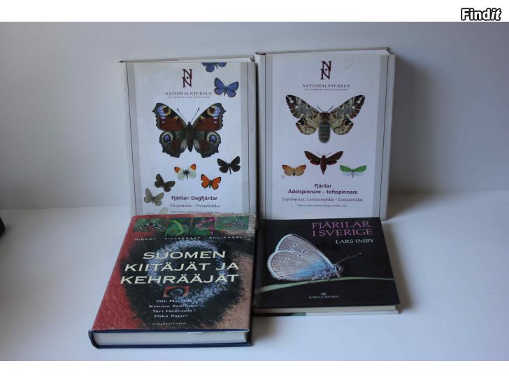 Säljes Fjärilsböcker